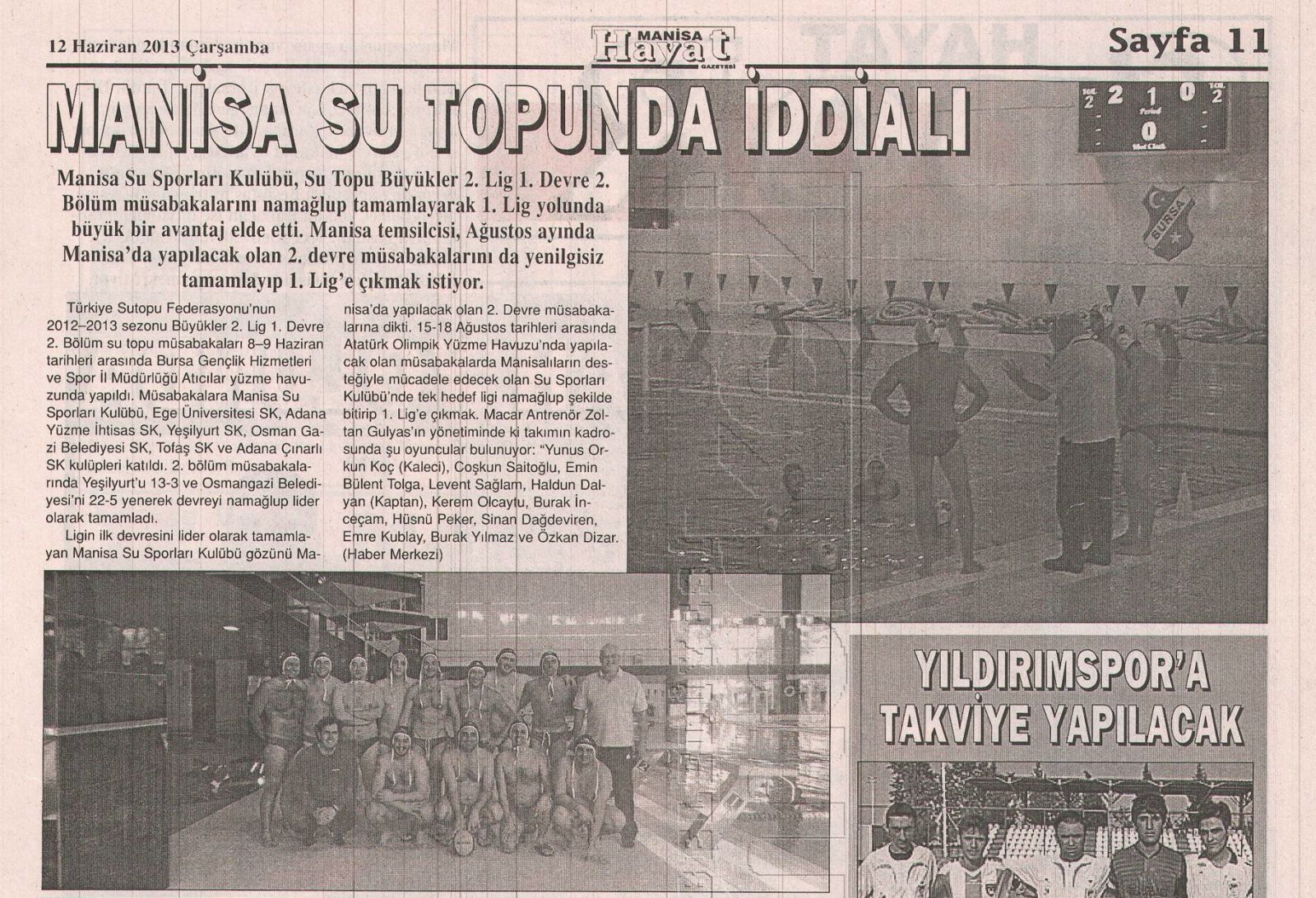 hayat gazetesi (12.06.2013)